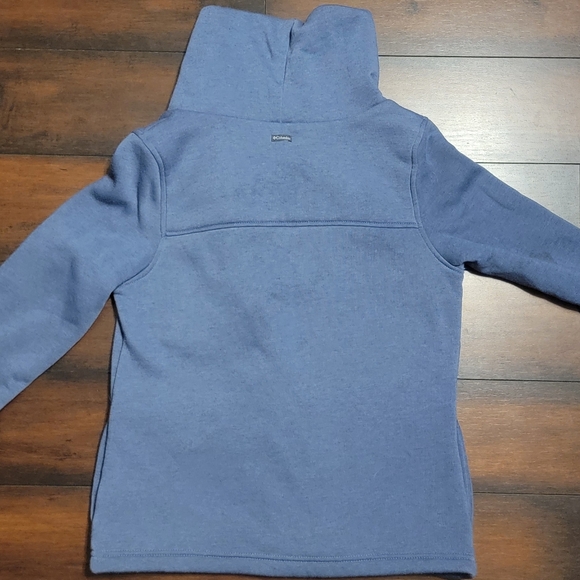 Columbia Sportswear Blue Fleece Lined Wide Collar Women's Sweater Jacket - Picture 5 of 9
